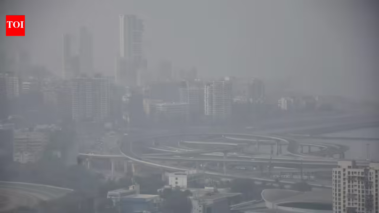 Mumbai records Feb's fifth worst AQI at 130; 'moderate' as per CPCB's SAMEER app - The Times of India