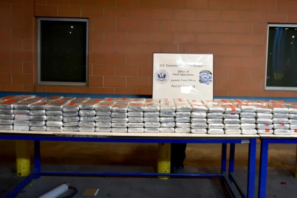 Over 190,000 'lethal' doses of cocaine seized in Valentine's Day week bust at southern border