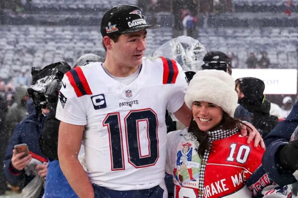 Patriots' Drake Maye ranks wife's viral TikTok baking recipes ahead of Super Bowl LX