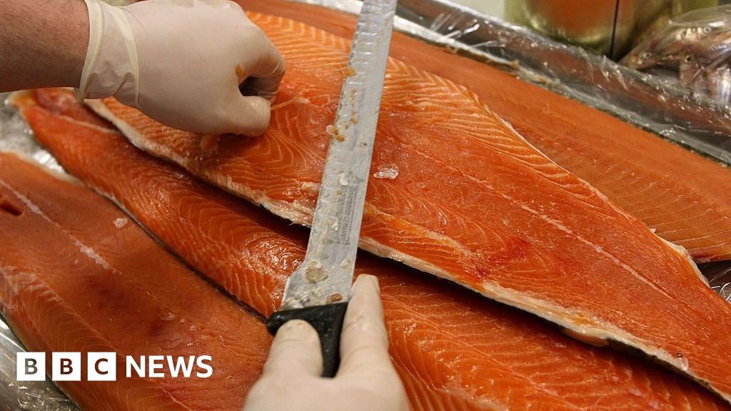 Salmon exports remain high but Scotch whisky falls