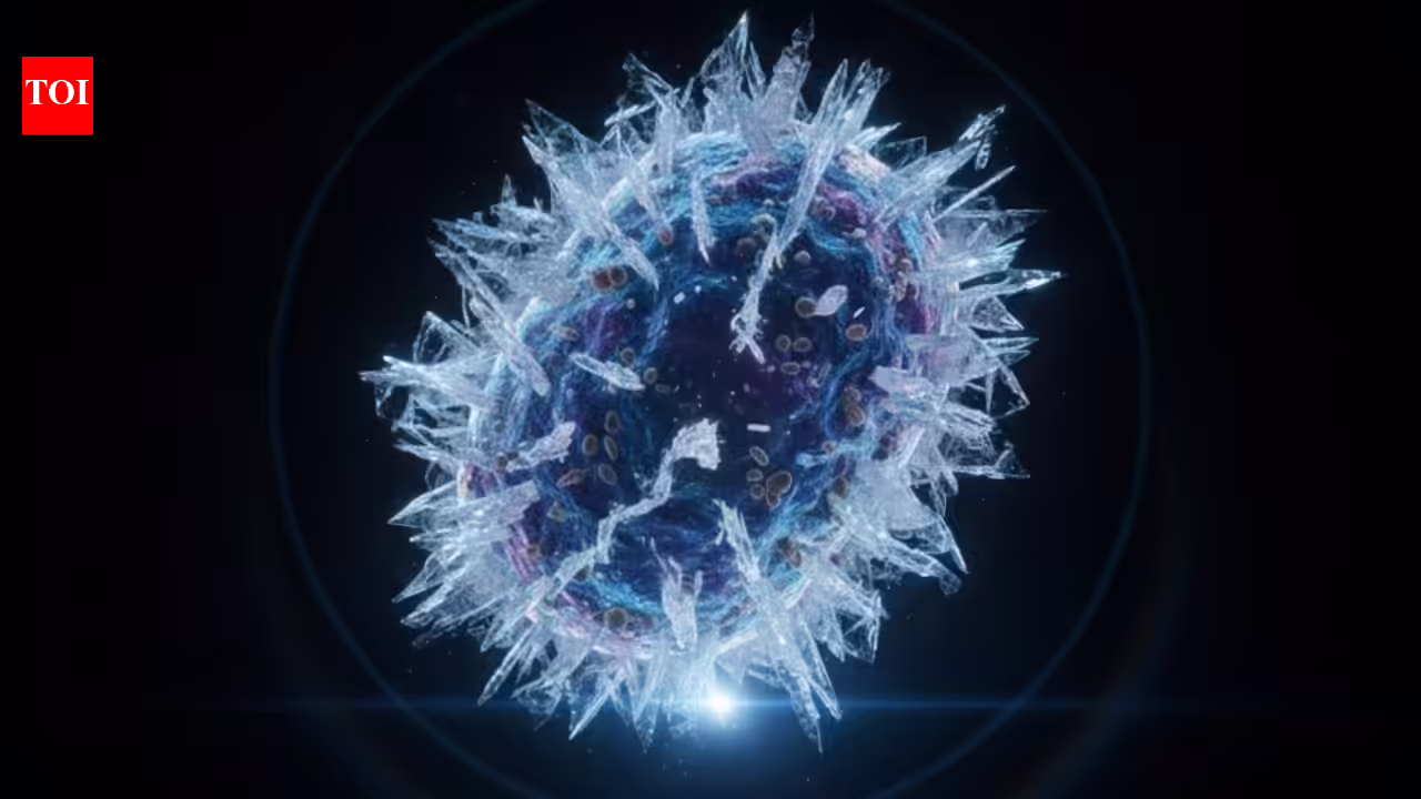 Scientists warn melting ice could release 5,000-year-old superbug that resists 10 modern antibiotics | - The Times of India