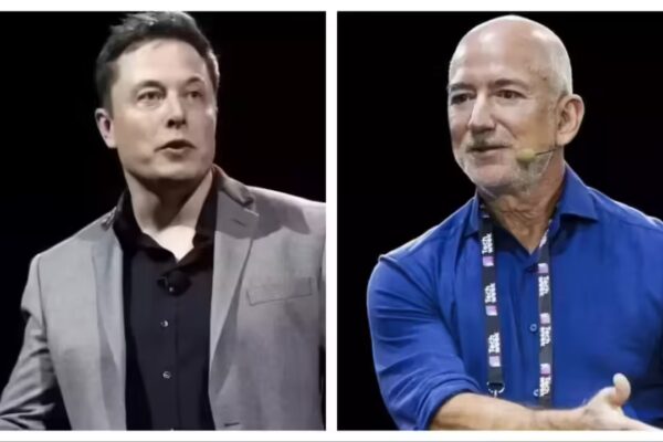 SpaceX vs. Blue Origin: Jeff Bezos ‘turtle’ post sparks reaction from Elon Musk; reigniting Moon rivalry | - The Times of India