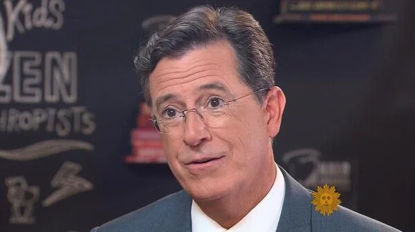 Stephen Colbert on marrying the girl next door