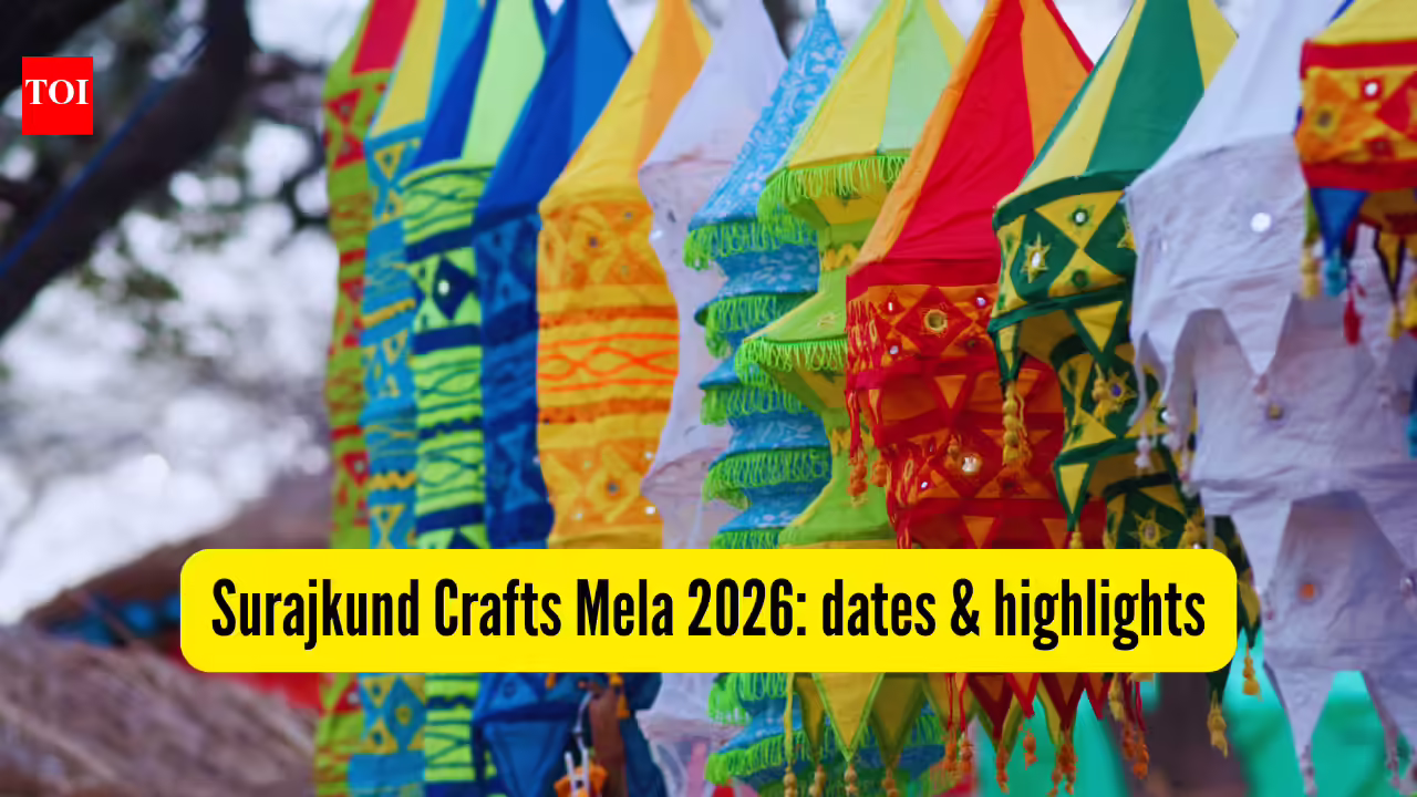 Surajkund International Atmanirbhar Crafts Mela 2026: Dates, and what to expect this year | - The Times of India
