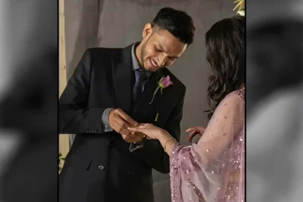 talha anjum announces engagement photo instagram