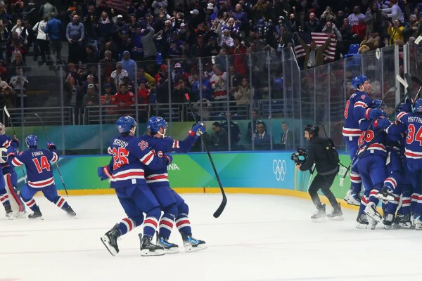 Team USA advances to Olympic men's hockey semifinal after exhilarating overtime winner