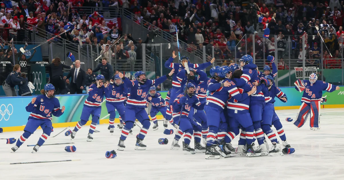 Team USA wins gold over Canada in women's hockey overtime thriller at the Winter Olympics