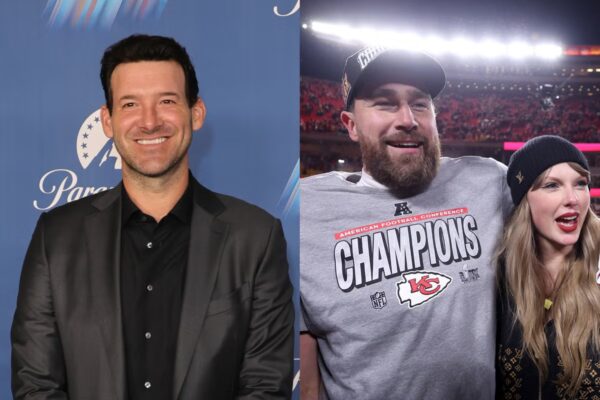 Tony Romo referred to Taylor Swift as ‘Travis Kelce’s wife’ to mess with fans