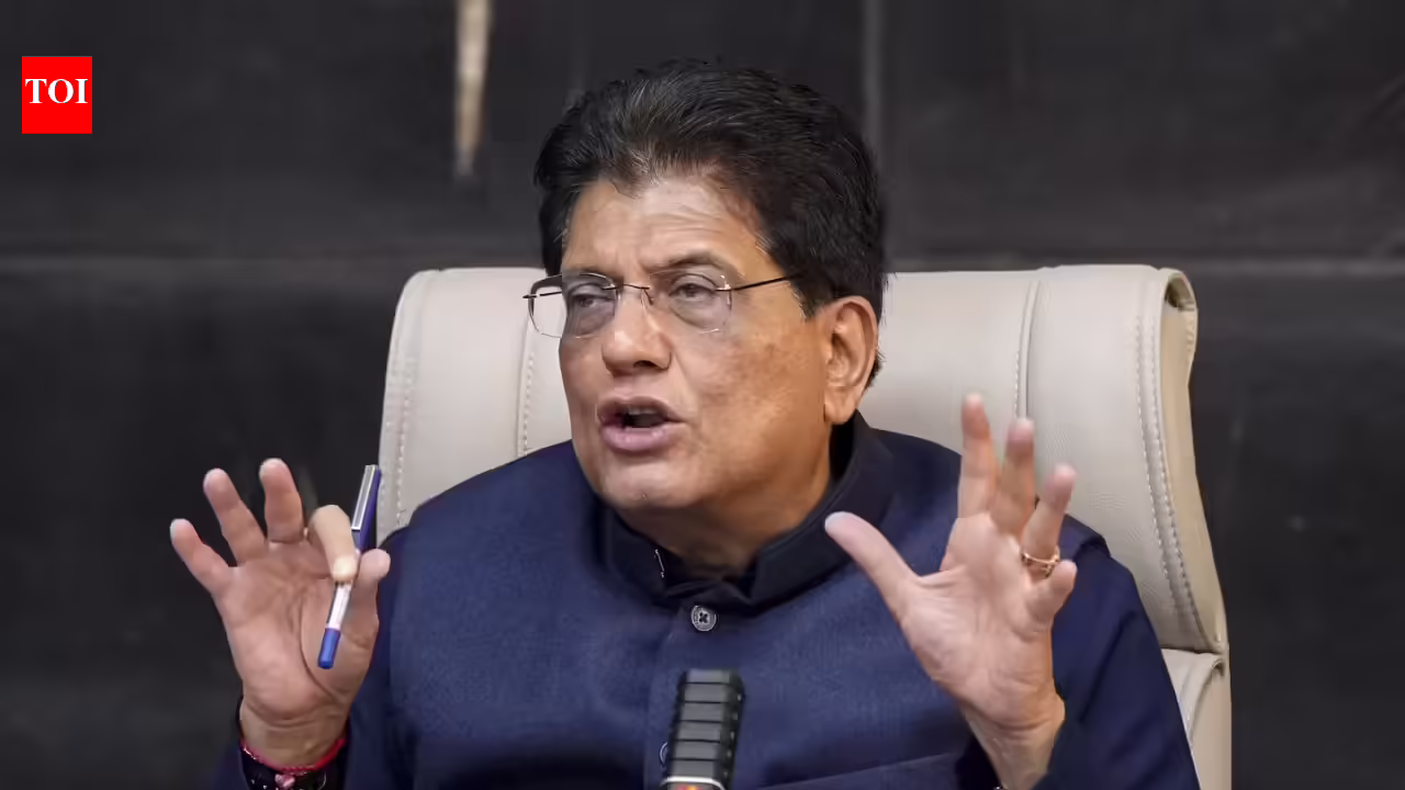 'Tried to aggressively push our farm interests in US trade deal': Piyush Goyal - The Times of India