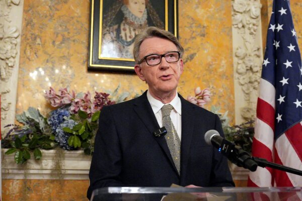 UK to release files related to former ambassador's Jeffrey Epstein ties