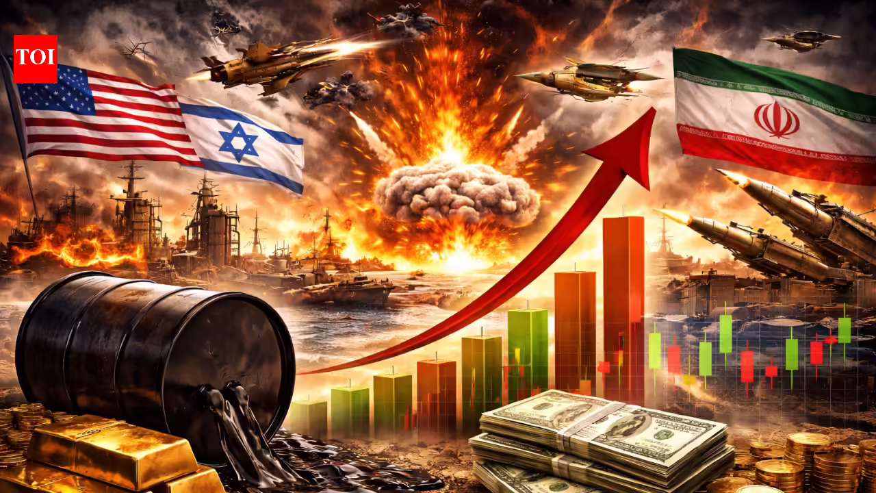 US-Israel attack Iran: Are oil, gold and the dollar set for sharp moves? - The Times of India
