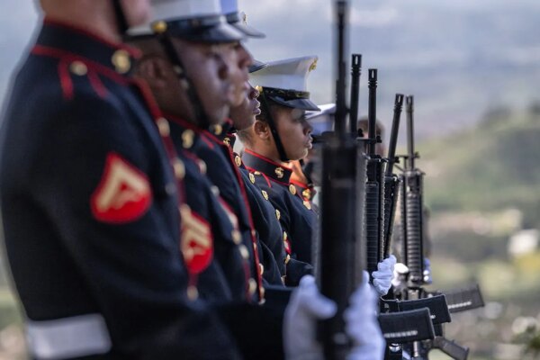 US Marine declared dead after search following fall from USS Iwo Jima