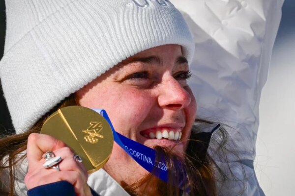 U.S. Olympic skier Breezy Johnson has plans for her broken and repaired gold medal