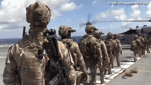 US forces board sanctioned oil tanker after vessel tried to evade Trump quarantine, Department of War says