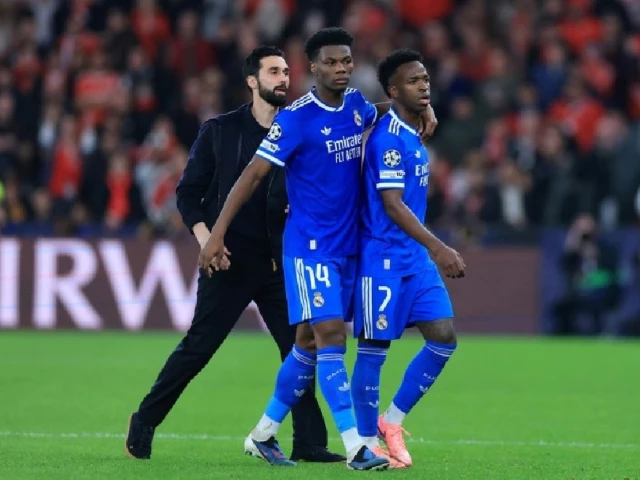 vinicius accused benfica s prestianni of racially abusing him photo afp