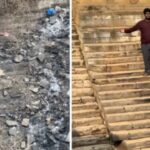 Watch: What happened when 300 people came together to clean an ancient stepwell in Andhra | - The Times of India