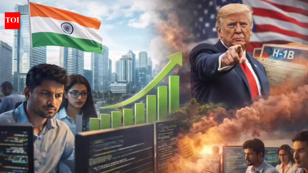 Weathering the Trump storm: How India’s IT sector & its talent is ‘uniquely positioned’ to deal with increased H-1B visa costs - The Times of India