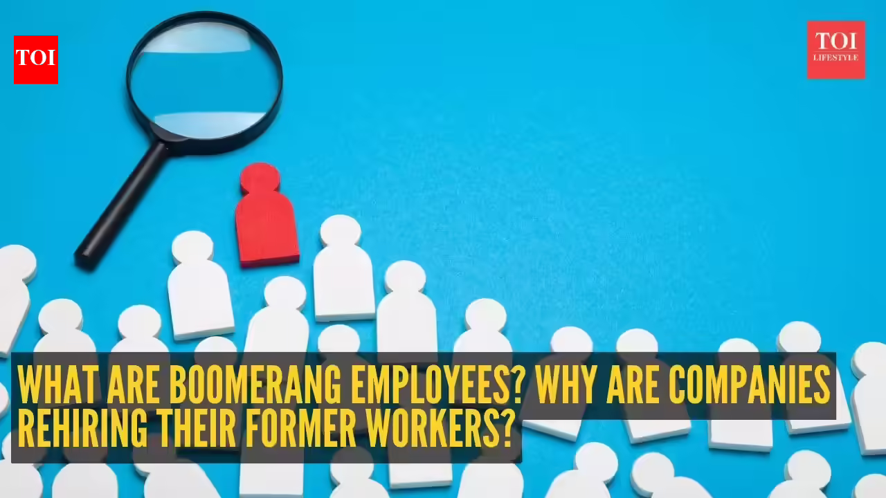What are boomerang employees? Why are companies rehiring their former workers? | - The Times of India