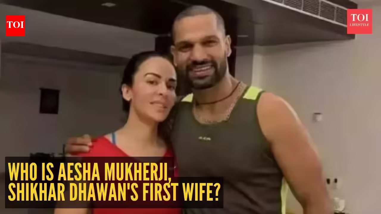 Who is Aesha Mukherji, Shikhar Dhawan's first wife? - The Times of India