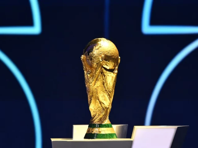 biggest event john f kennedy center for the performing arts washington d c u s   december 5 2025 general view of the fifa world cup trophy during the draw pool photo reuters