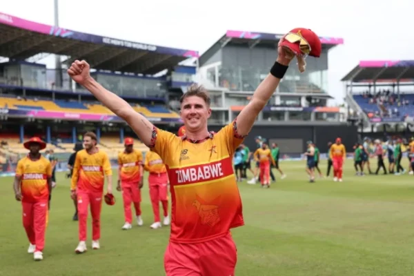 brad evans celebrates after finishing off the game photo icc