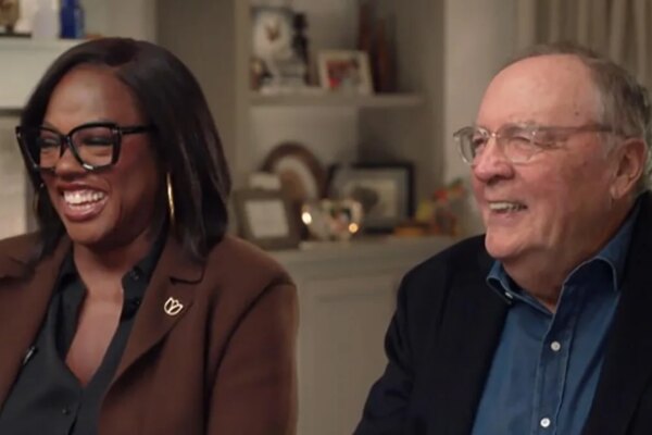 Viola Davis and her latest co-star, author James Patterson