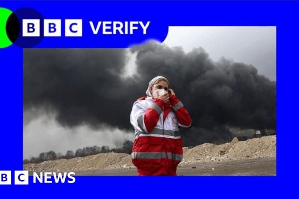 Air strikes cause black rain and 'unprecedented' pollution in Tehran, scientists say