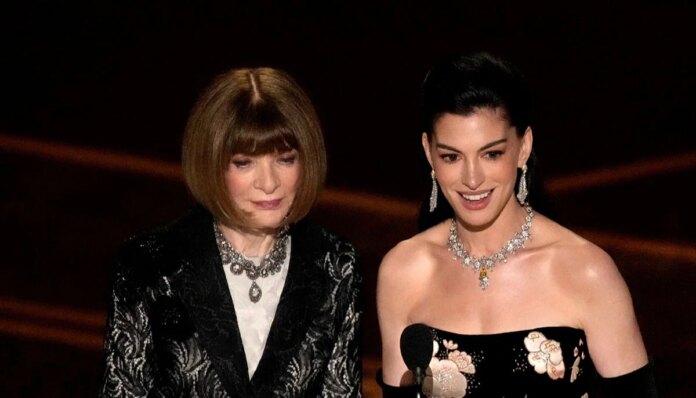 Anna Wintour surprises 2026 Oscars audience with 'Devil Wears Prada' improv
