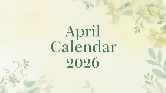 April Calendar 2026: April Fool's Day, Ambedkar Jayanti, Good Friday And More; Check Full List Of Events And Days
