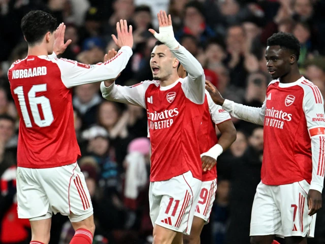 arsenal are in red hot form this season photo afp