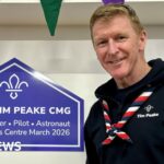 Astronaut Tim Peake leaves scouts starry-eyed at hut opening