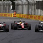 Australian Grand Prix LIVE: Latest updates as Charles Leclerc leads Lewis Hamilton, George Russell