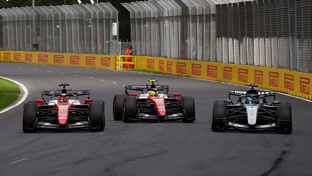 Australian Grand Prix LIVE: Latest updates as Charles Leclerc leads Lewis Hamilton, George Russell