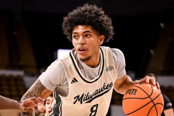 College basketball star suspended by team for spitting toward opposing fan