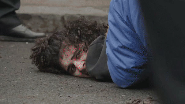 Dramatic video shows NYPD tackling man who threw ‘ignited device’ near NYC mayor’s home during protest clash