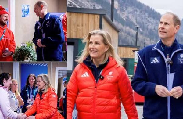 Duchess Sophie, Prince Edward light up Paralympic village with love, support