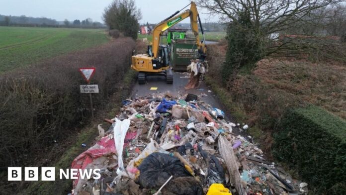 Fly-tipping: Plan to give environment officers police-style powers