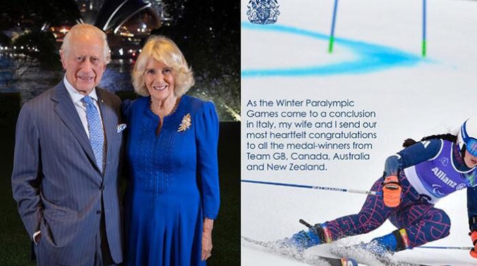 King Charles and Camilla congratulate Team GB on Winter Paralympic triumphs