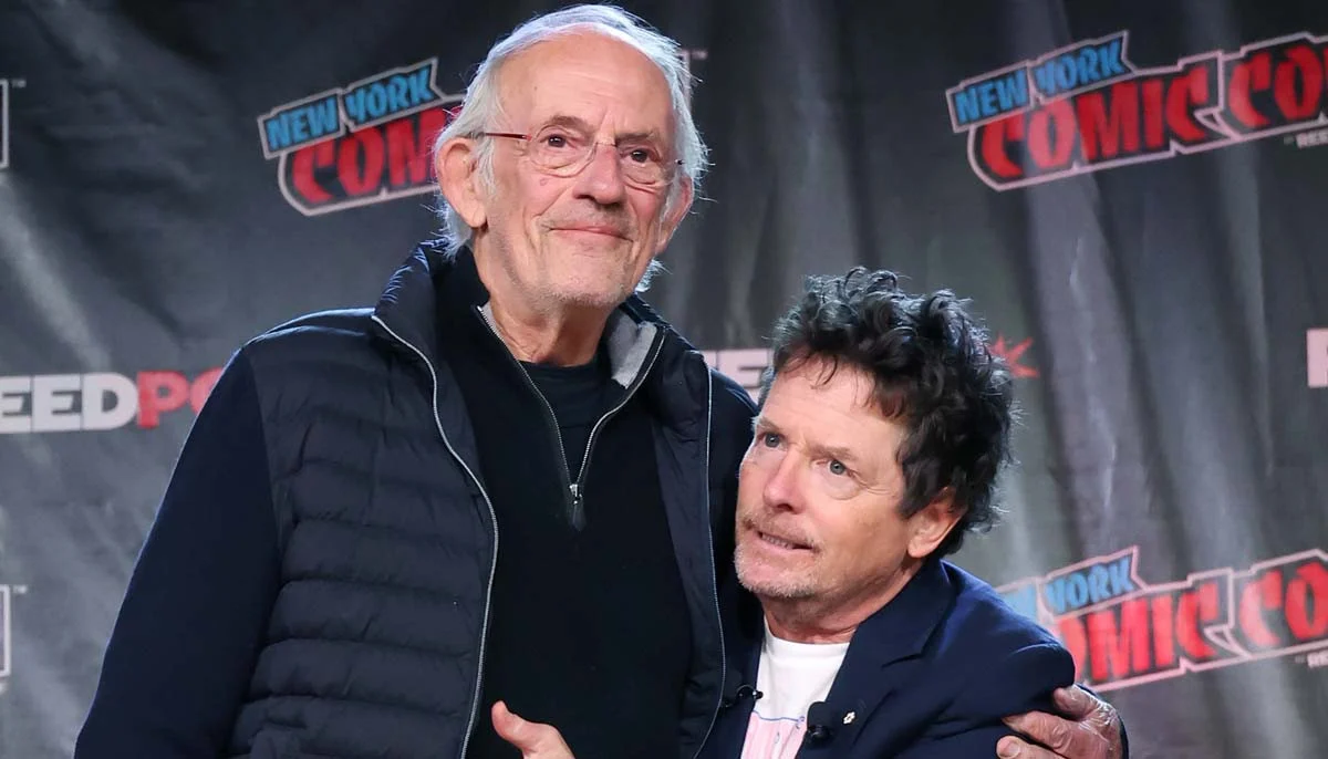 Michael J. Fox takes trip down memory lane with Christopher Lloyd