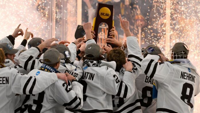 NCAA men's and women's hockey championship winners list
