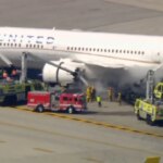 New Jersey-bound United flight makes emergency landing at LAX after engine fire