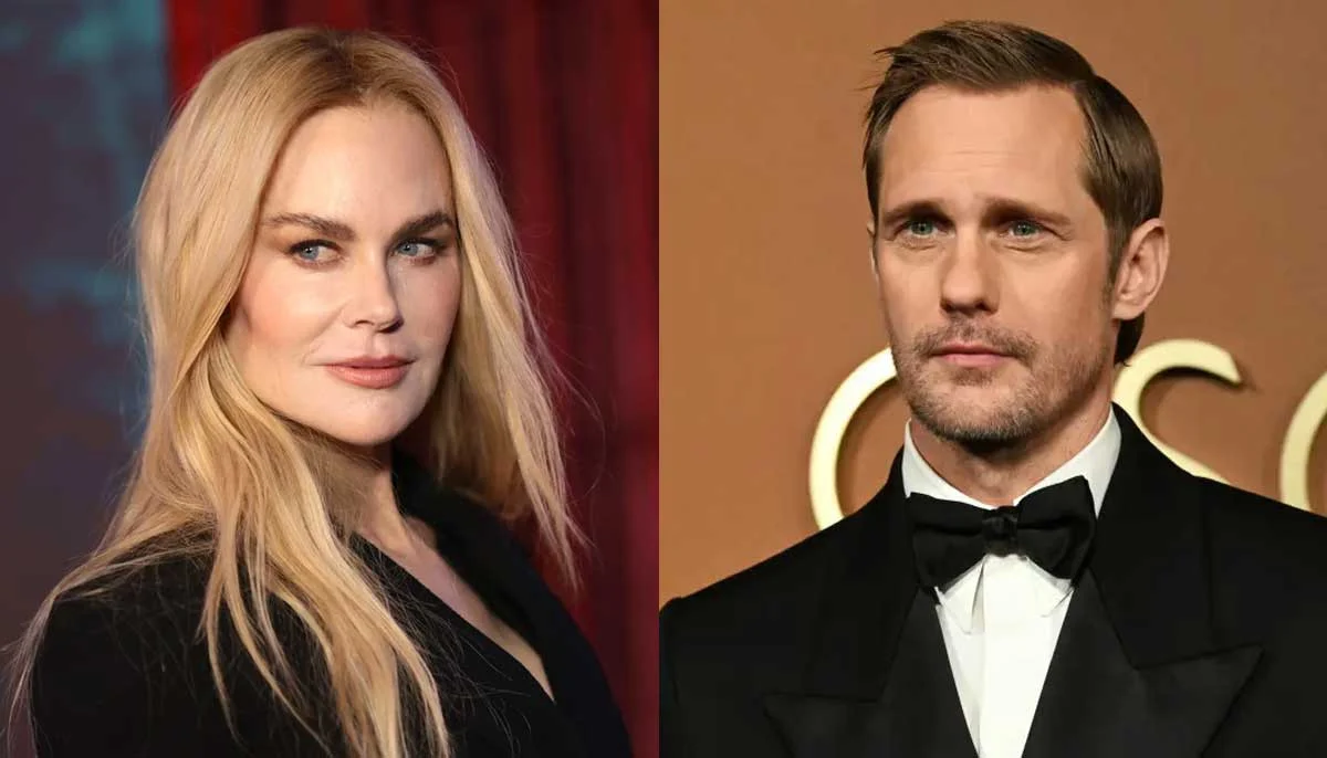 Nicole Kidman recalls awkward kiss with Alexander Skarsgard: 'Yikes, I'm out'