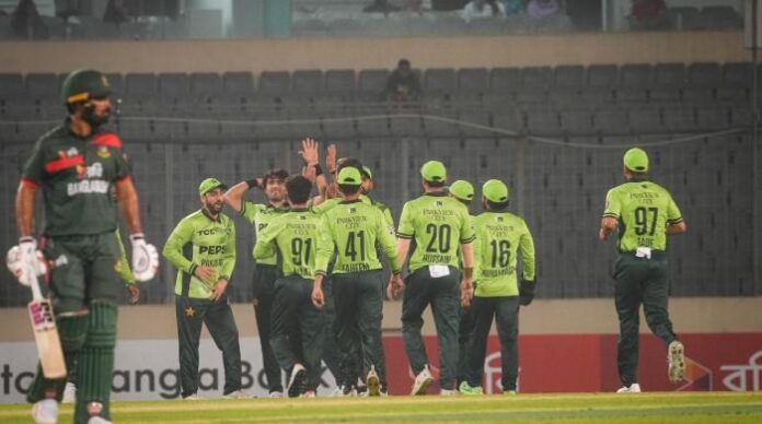 Pakistan thump Bangladesh by 128 runs in rain-hit second ODI to level series 1-1