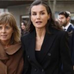 Queen Letizia shows presence and support during difficult day