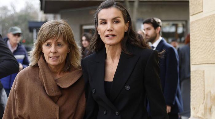 Queen Letizia shows presence and support during difficult day