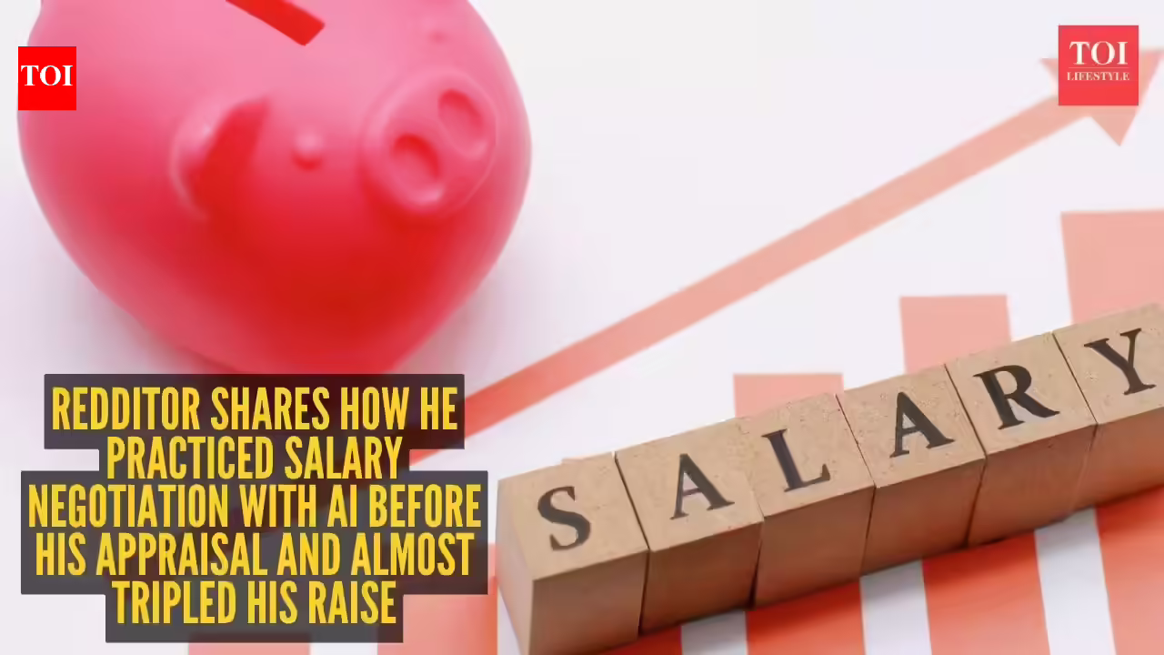 Redditor shares how he practiced salary negotiation with AI before his appraisal and almost tripled his raise - The Times of India