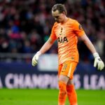 Stats behind Spurs GK Kinsky's shocking early sub off vs. Atlético