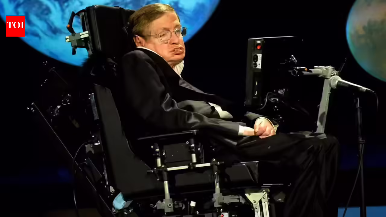Stephen Hawking once warned that humanity may not survive if we stay on Earth | - The Times of India