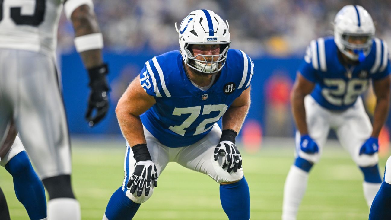 Texans reach two-year deal with ex-Colts OT Braden Smith