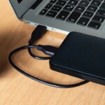 Transfer photos from your phone to a hard drive